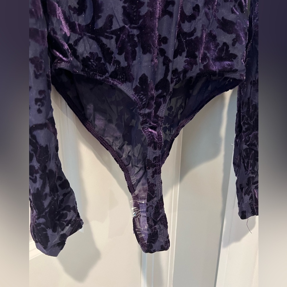 🏷️ Free People Magic Hour Bodysuit Size XS in Deep Sea Combo - Picture 8 of 9